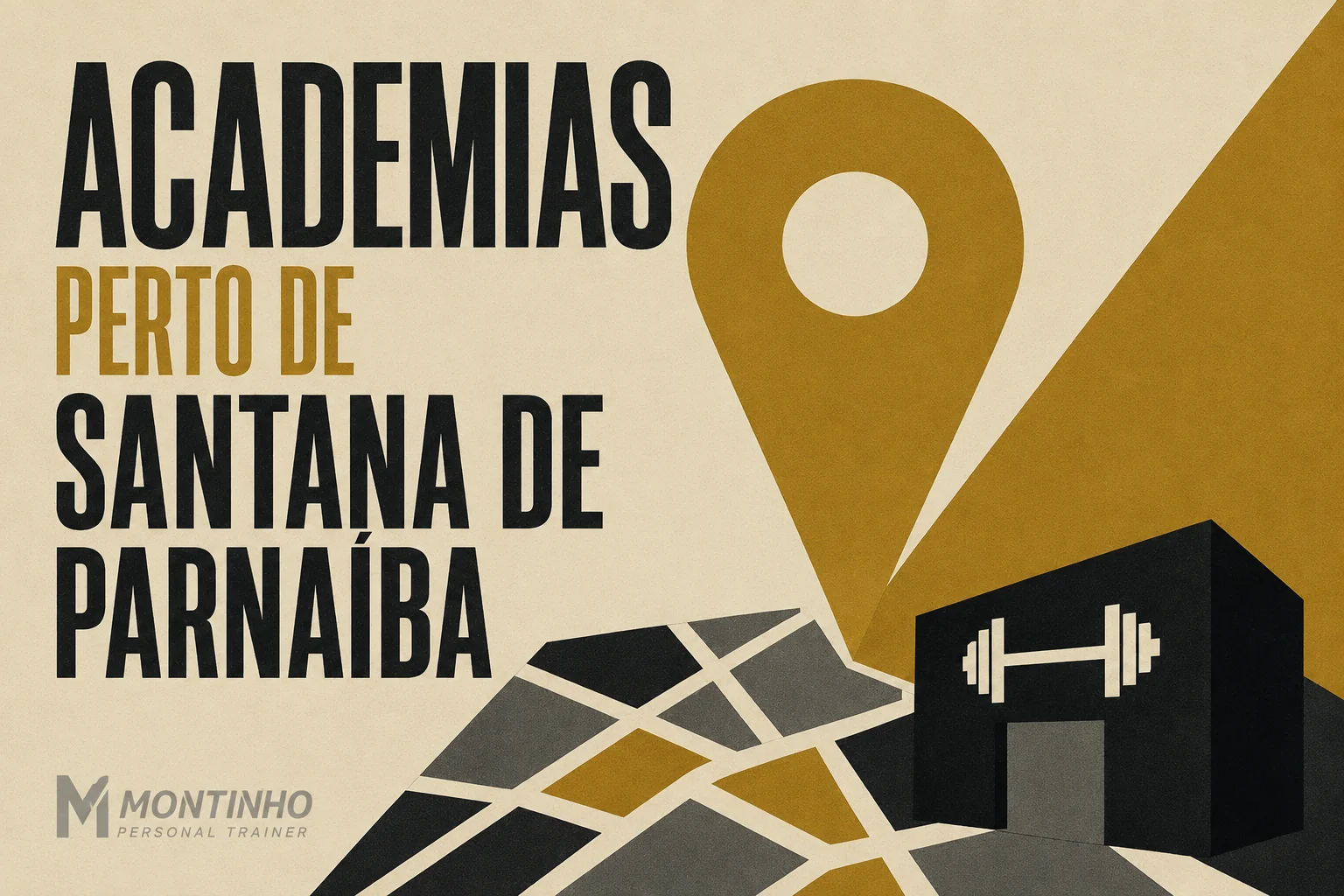 Arte de capa ilustrada sobre as academias próximas a Santana de Parnaíba