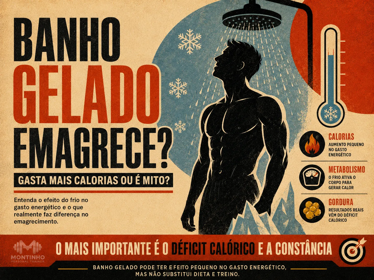 Banho gelado emagrece: efeitos reais da imersão no frio no gasto calórico e na recuperação