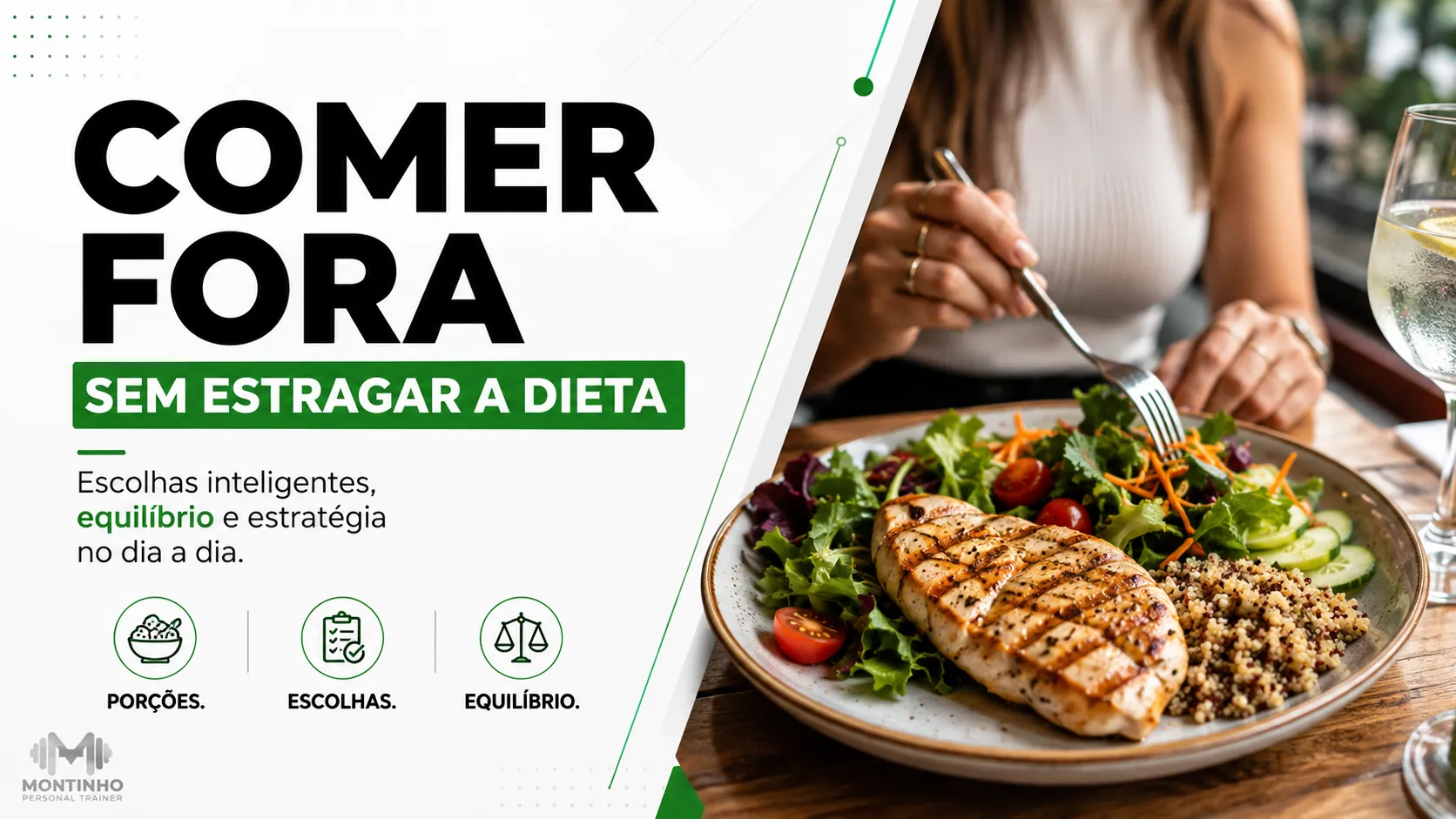 Como comer fora sem estragar a dieta: escolhas em restaurante, rodízio e buffet no dia a dia