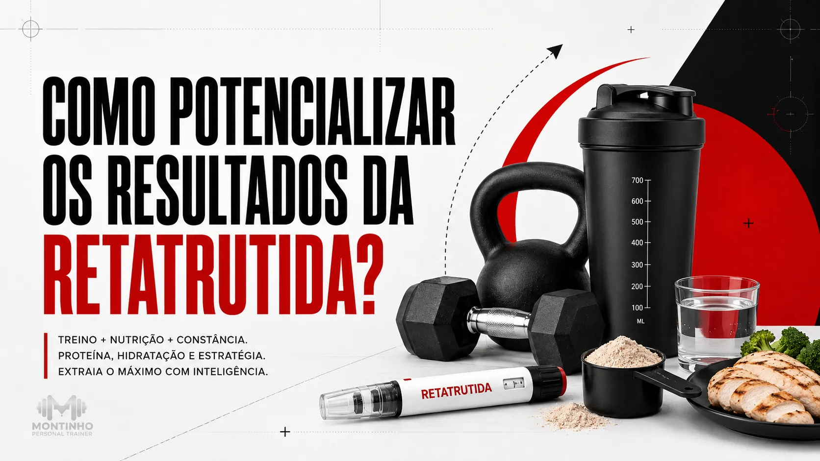Como potencializar os resultados da retatrutida: treino de força, proteína adequada, sono e constância junto ao tratamento