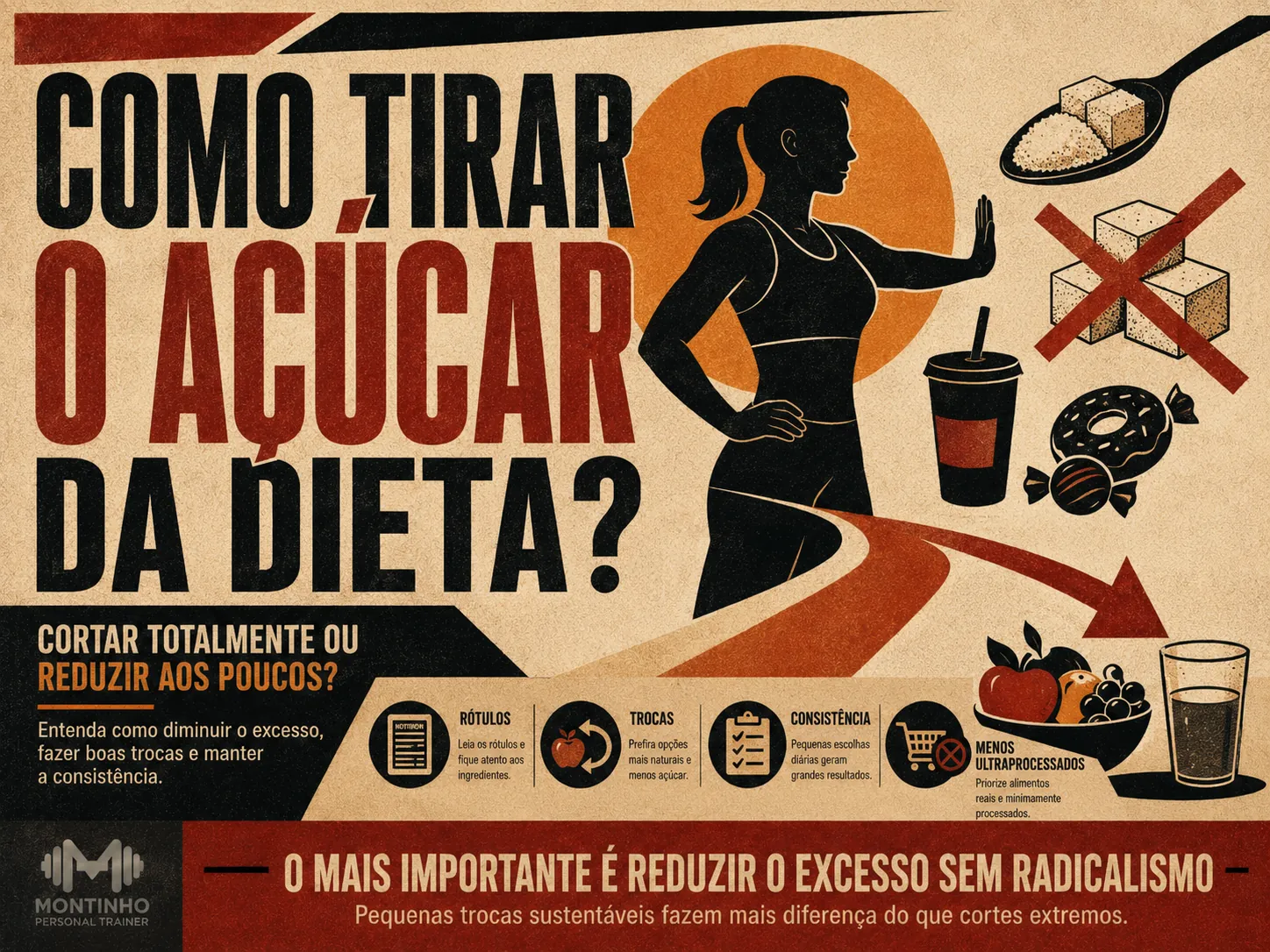 Como tirar o açúcar da dieta sem sofrimento: redução gradual, paladar que se adapta e substituições realistas