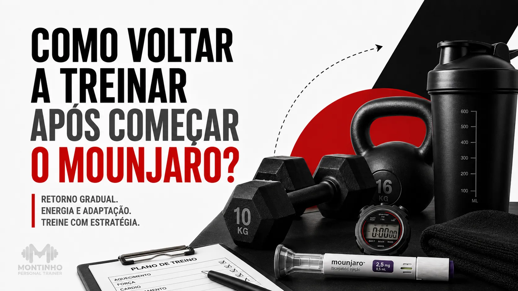 Como voltar a treinar após começar o Mounjaro: retomada gradual, prioridade na musculação e proteína para preservar massa magra