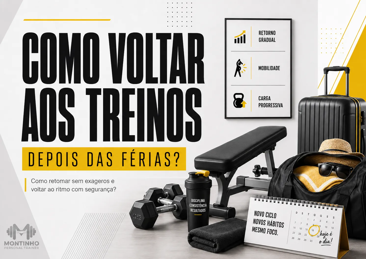 Como voltar aos treinos depois das férias: retomada gradual da rotina de exercícios sem lesão