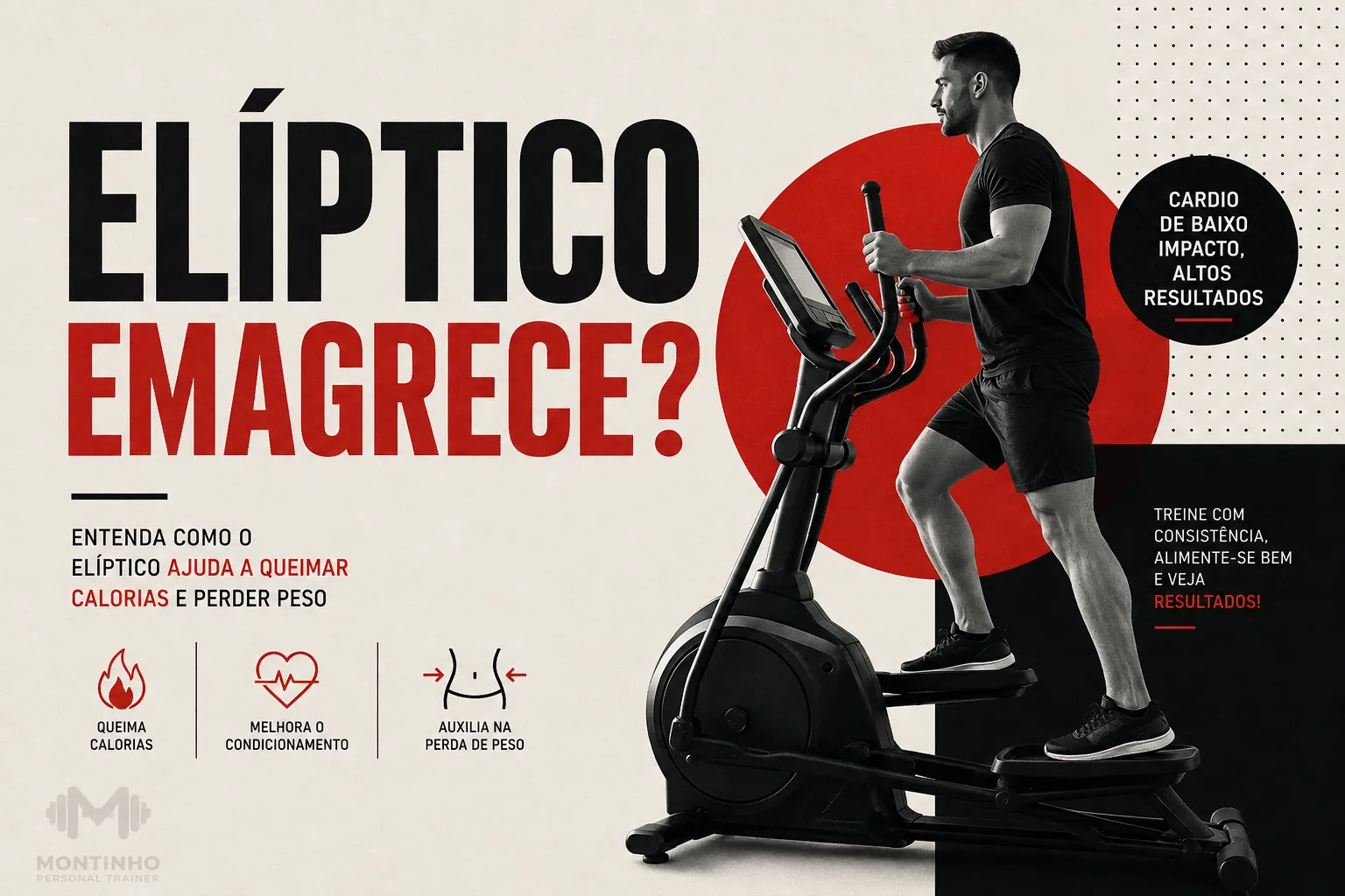 Elíptico emagrece: gasto calórico do aparelho elíptico e como usar no treino de emagrecimento