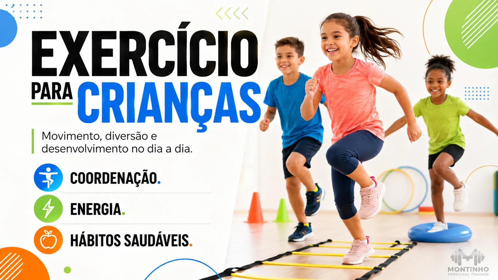 Exercício para crianças: o que a idade permite, brincadeira, variedade e musculação supervisionada