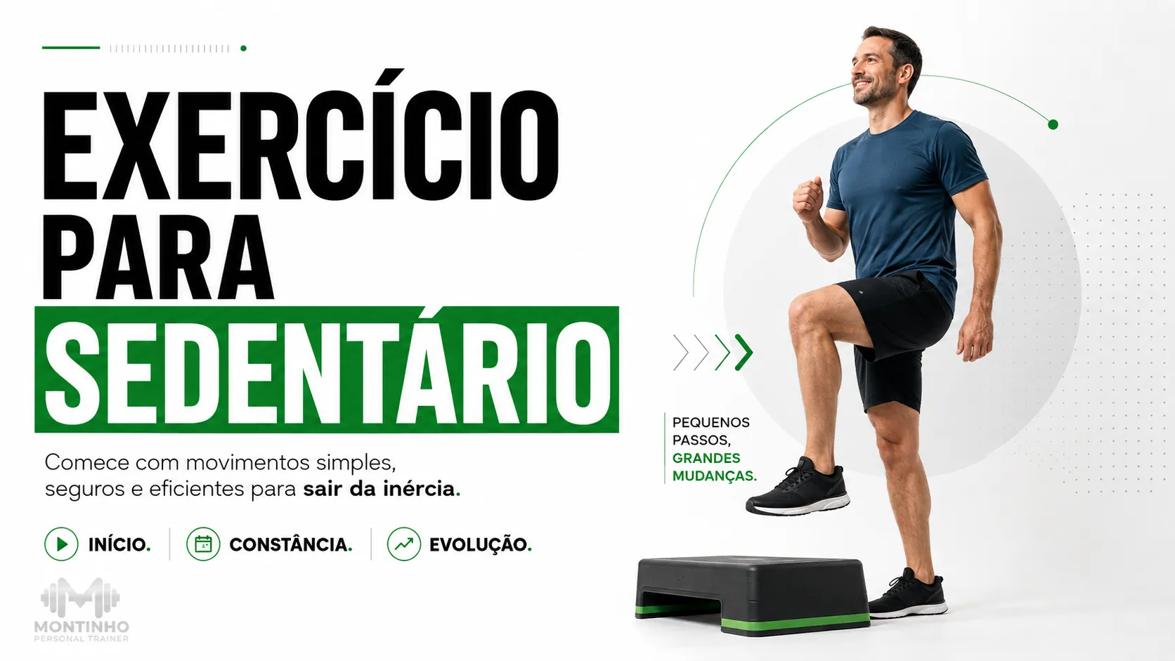 Exercício para sedentário: como começar do zero com progressão gradual e sem desistir