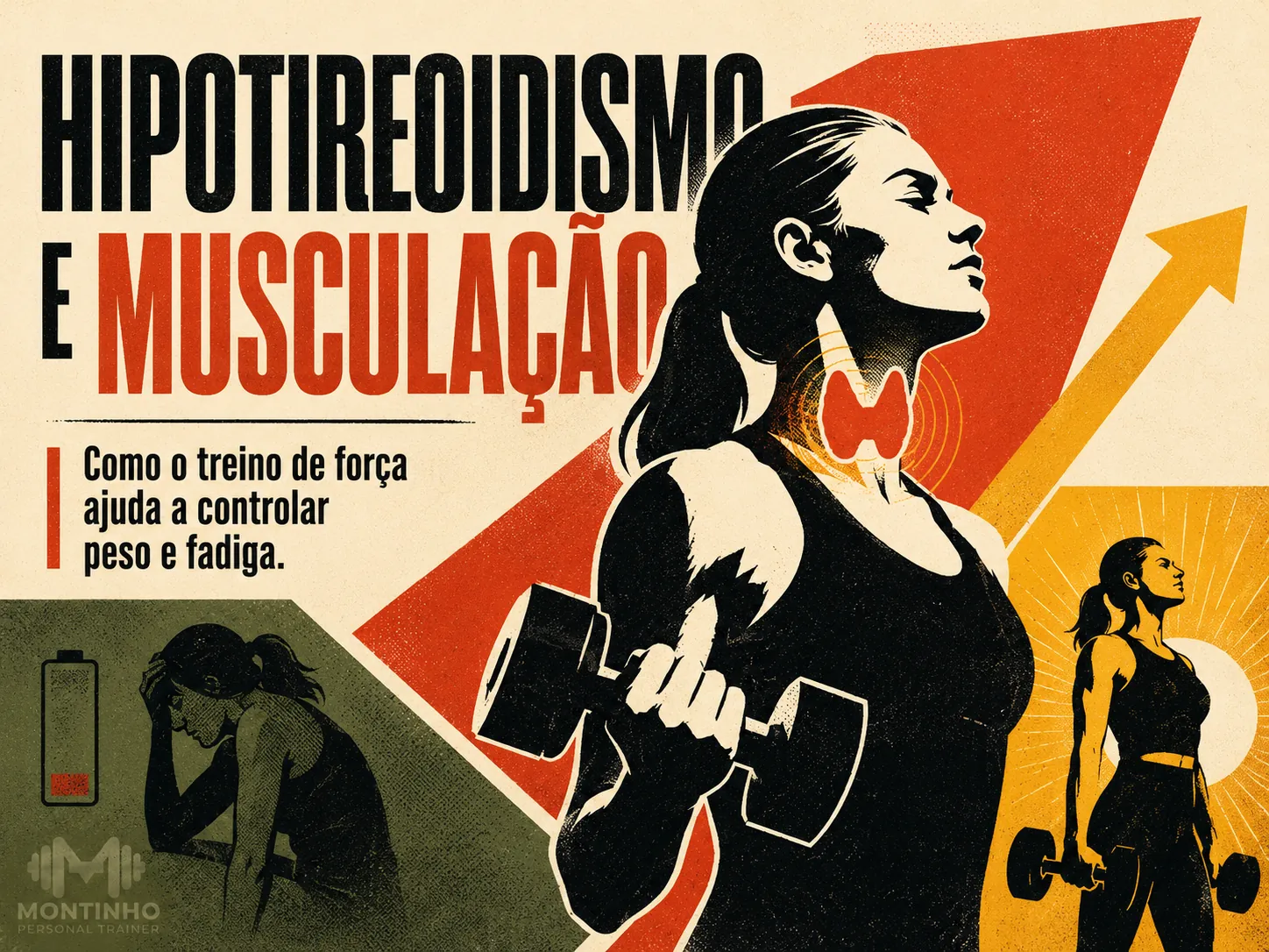 Hipotireoidismo e musculação: como o treino de força ajuda no controle de peso e na fadiga