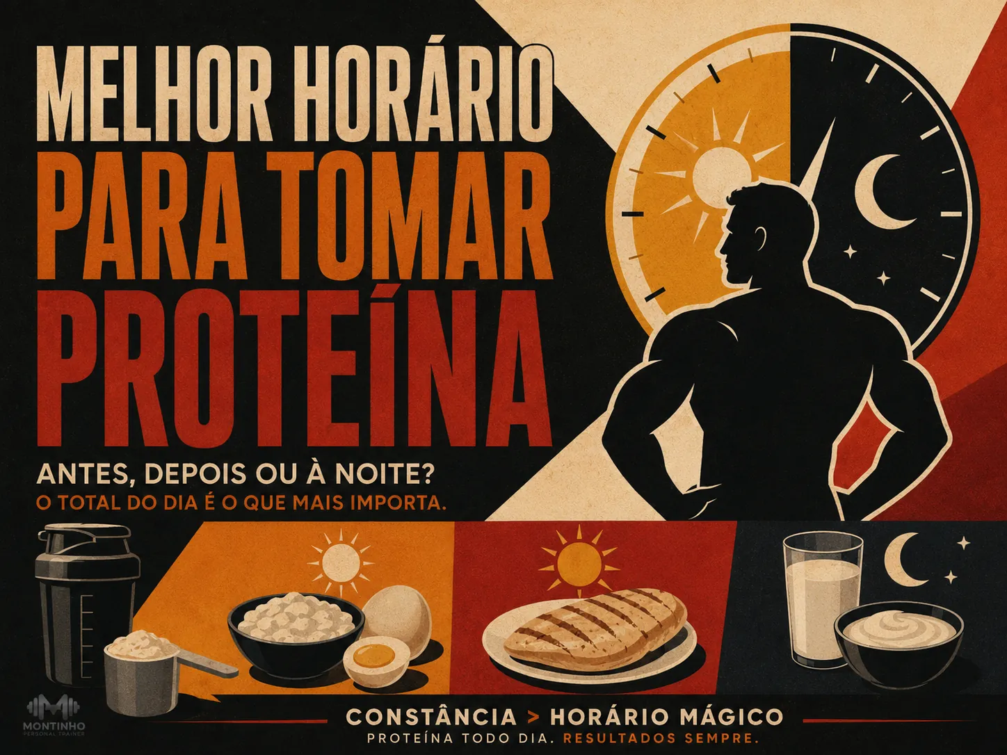 Melhor horário para tomar proteína: antes ou depois do treino? O total diário importa mais que o timing