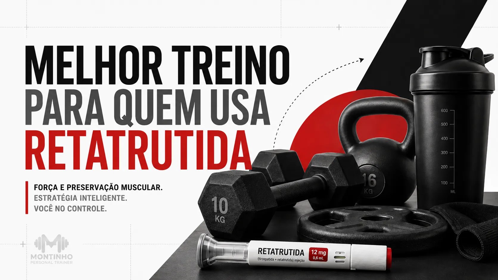 Melhor treino para quem usa retatrutida: musculação como prioridade para preservar massa magra, com cardio complementar e progressão adaptada