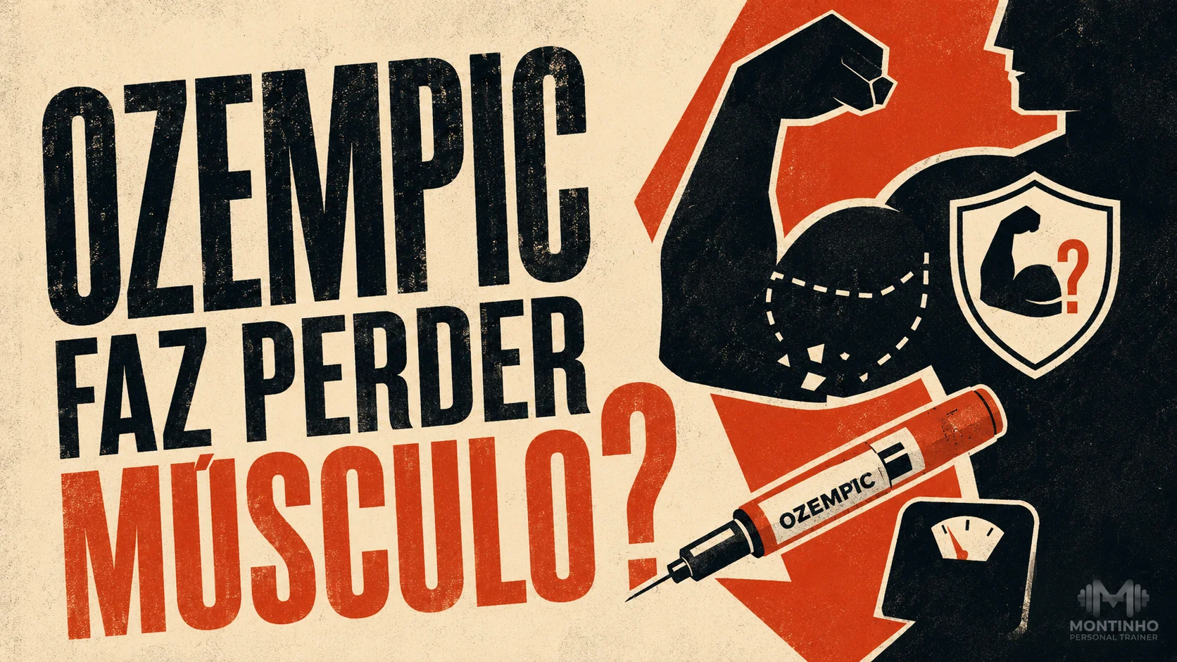 Ozempic faz perder músculo? O emagrecimento acelerado leva junto massa magra se não houver treino de força e proteína adequada
