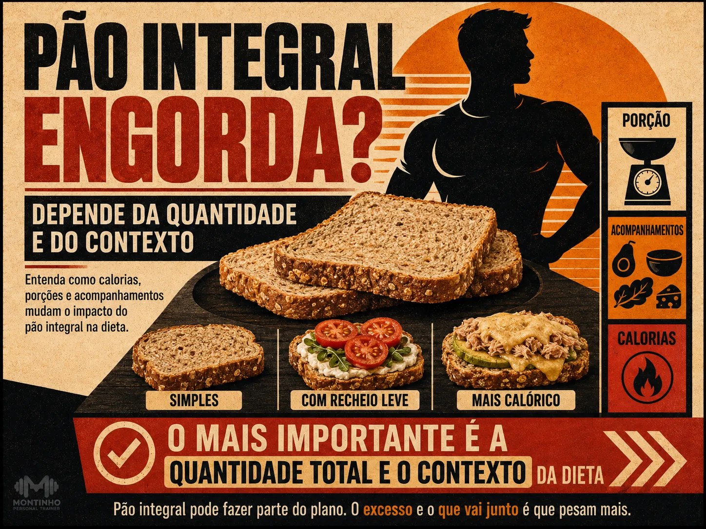 Pão integral engorda? Diferenças reais entre pão integral e pão branco na dieta