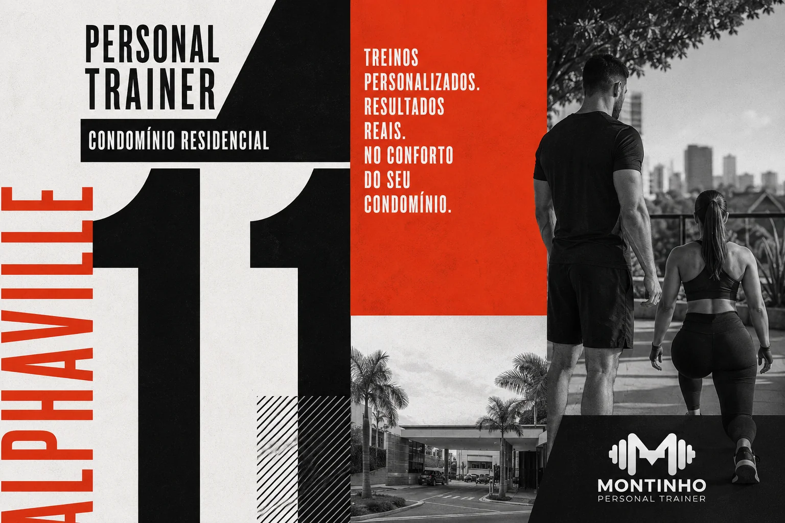 Personal trainer no Condomínio Residencial 11 em Alphaville: atendimento personalizado, discreto e com horários flexíveis, no conforto do seu condomínio