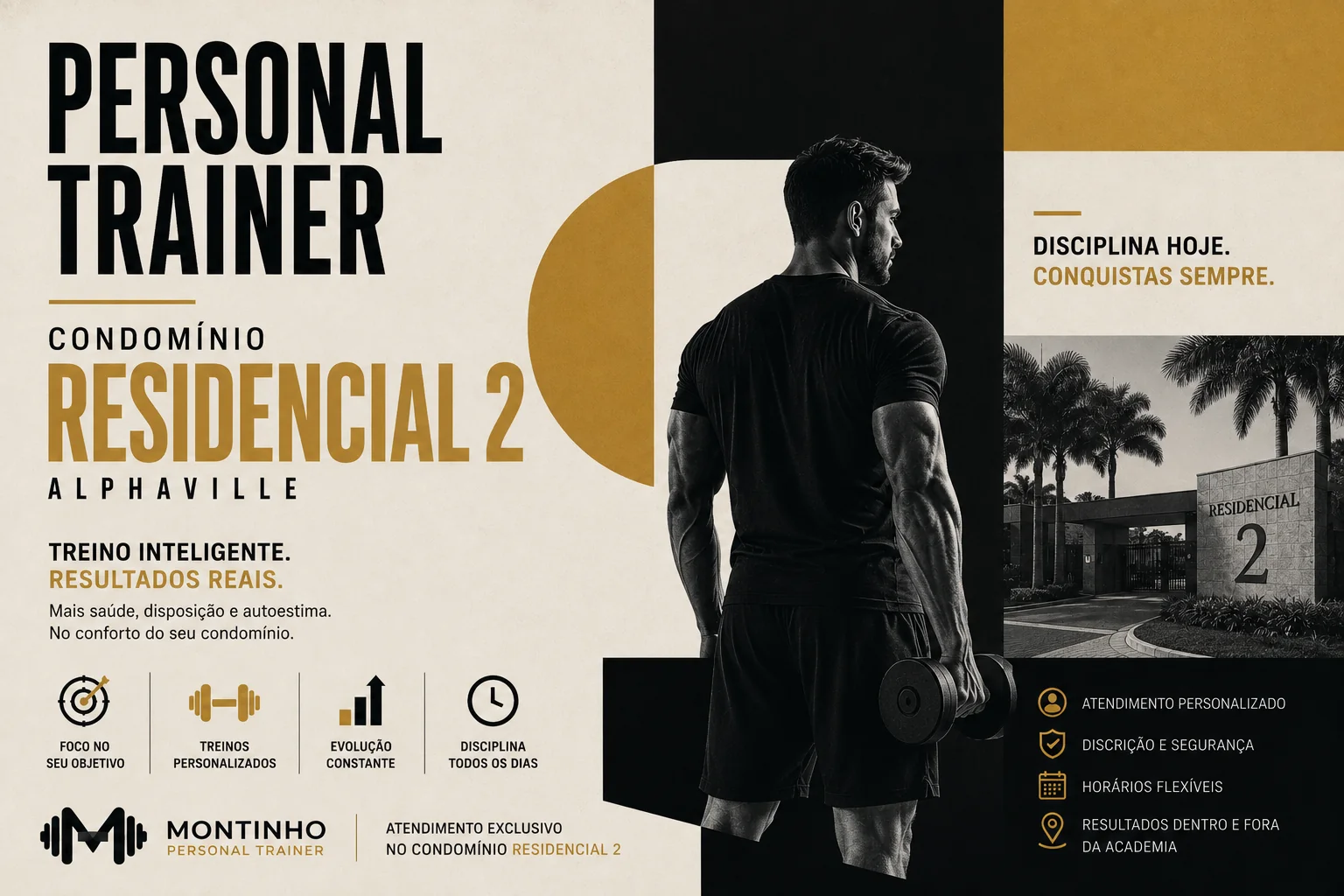 Personal trainer no Condomínio Residencial 2 de Alphaville: atendimento personalizado, discreto e com horários flexíveis, no conforto do seu condomínio