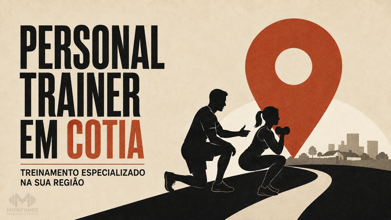 Arte de capa ilustrada do artigo Personal Trainer em Cotia — Montinho Personal Trainer
