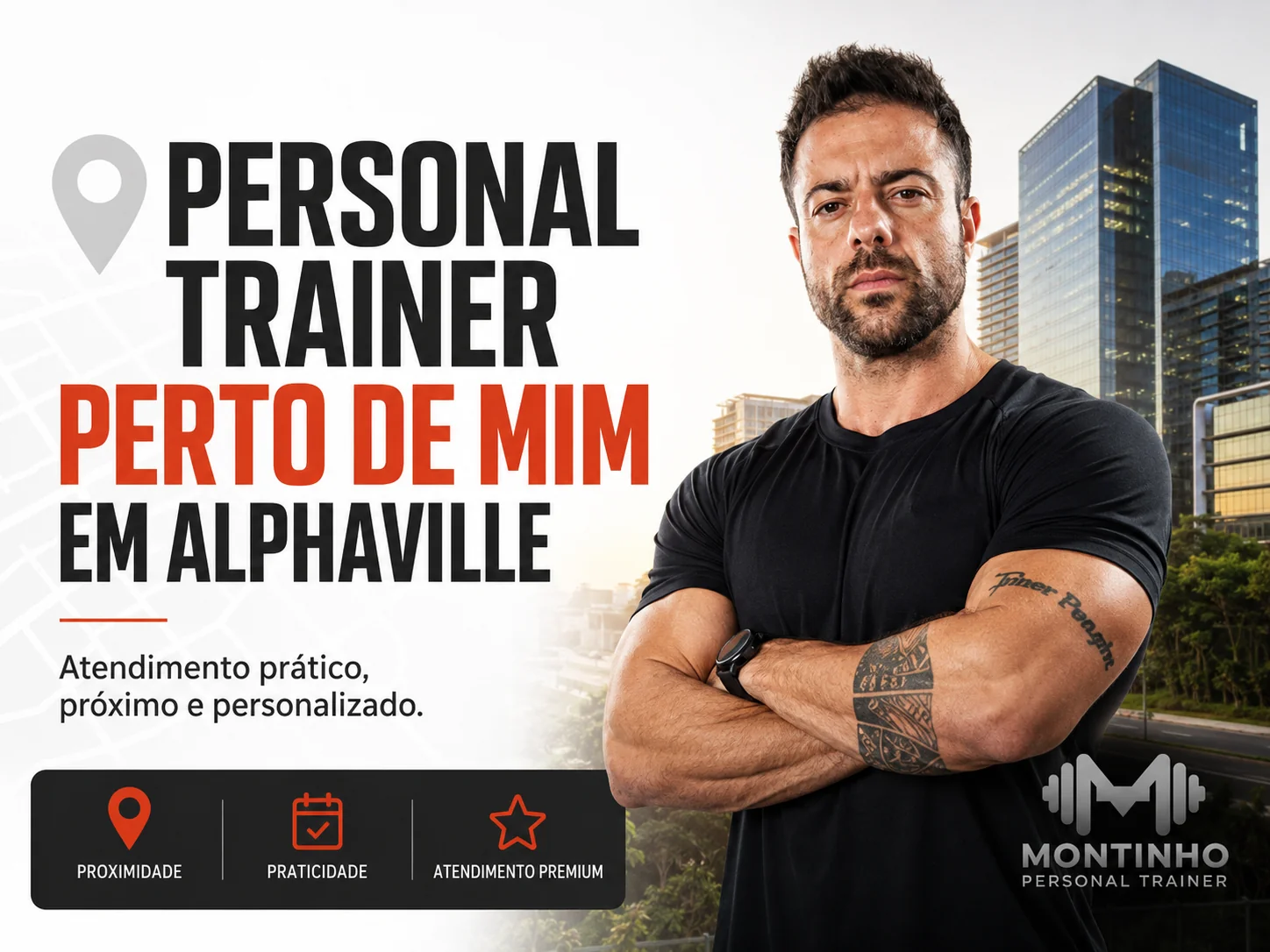 Personal trainer perto de mim em Alphaville: atendimento onde você está — casa, condomínio ou academia da região, com horários flexíveis
