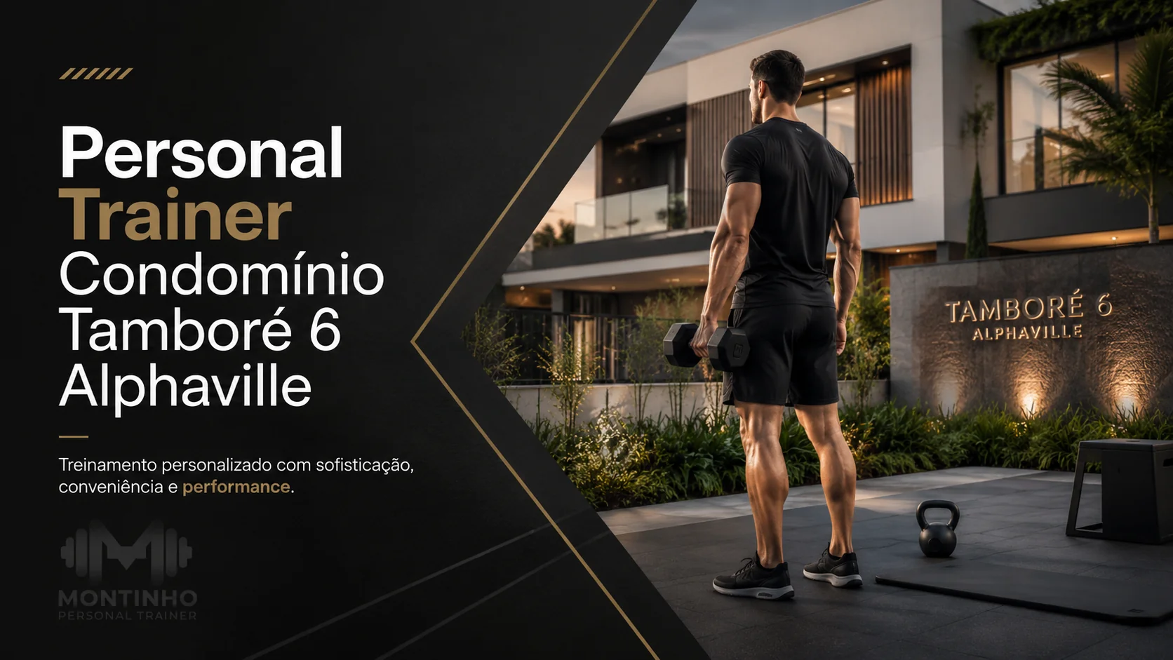 Personal trainer no Condomínio Tamboré 6: atendimento personalizado, discreto e com horários flexíveis, no conforto do seu condomínio em Alphaville