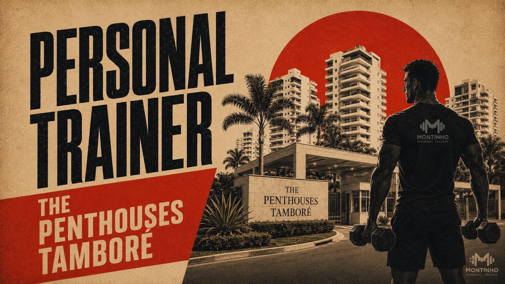 Personal trainer no Condomínio The Penthouses Tamboré, região de Alphaville: atendimento personalizado, discreto e com horários flexíveis, no conforto do seu condomínio