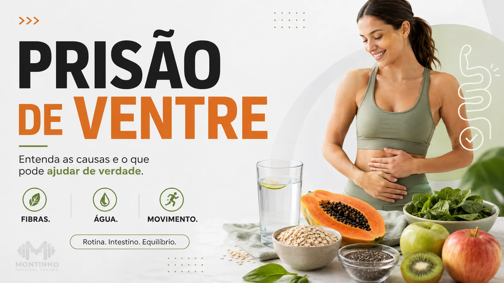 Prisão de ventre: como fibras, hidratação e exercício ajudam o intestino a funcionar melhor