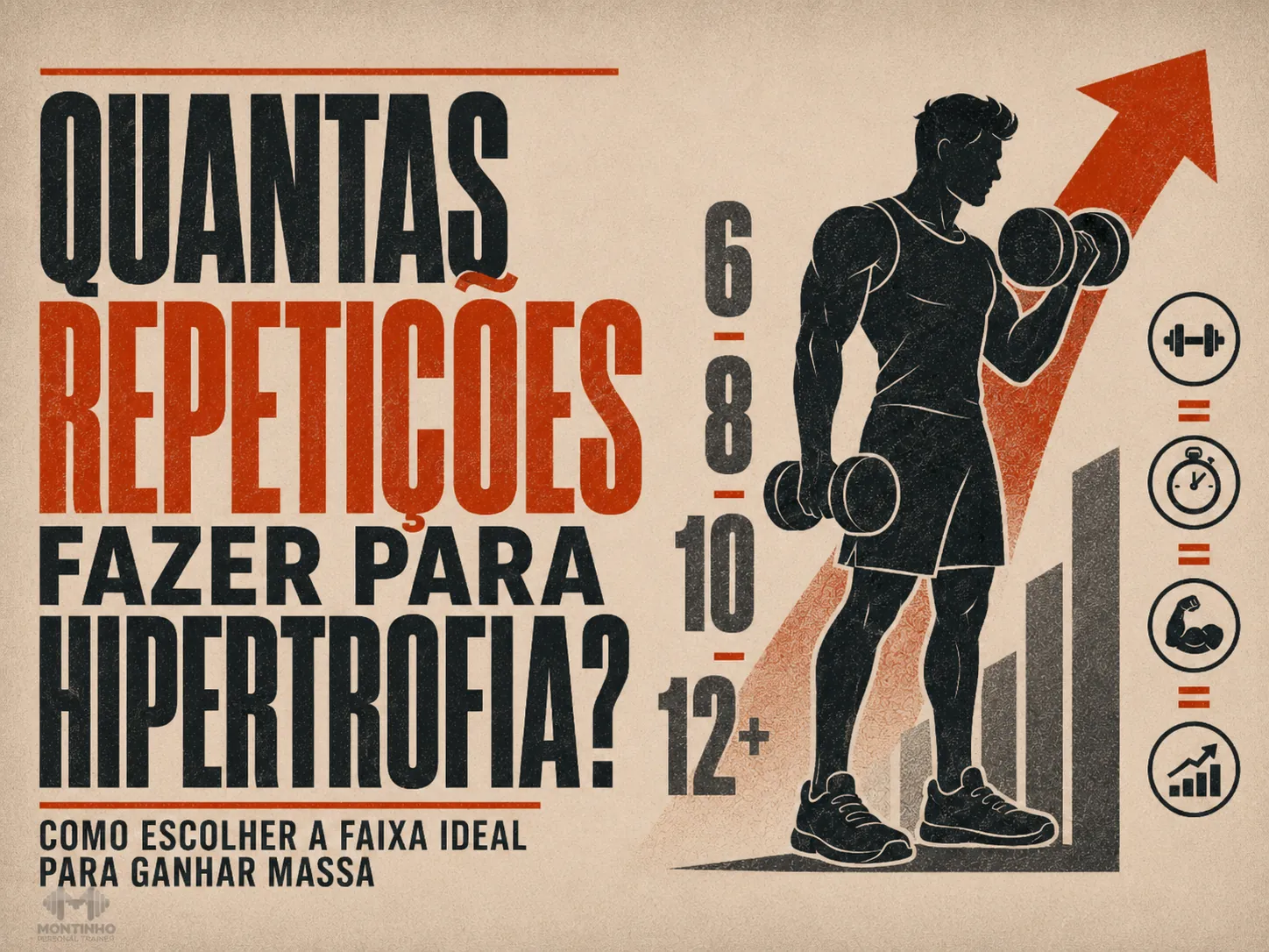 Quantas repetições fazer para hipertrofia: faixas de 6 a 20 funcionam — proximidade da falha e progressão importam mais
