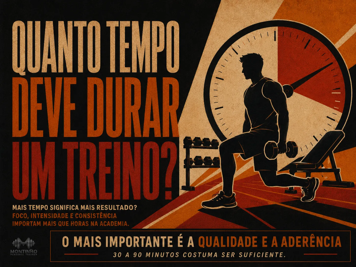 Quanto tempo deve durar um treino: o volume e a qualidade decidem, não o relógio — faixas práticas por objetivo