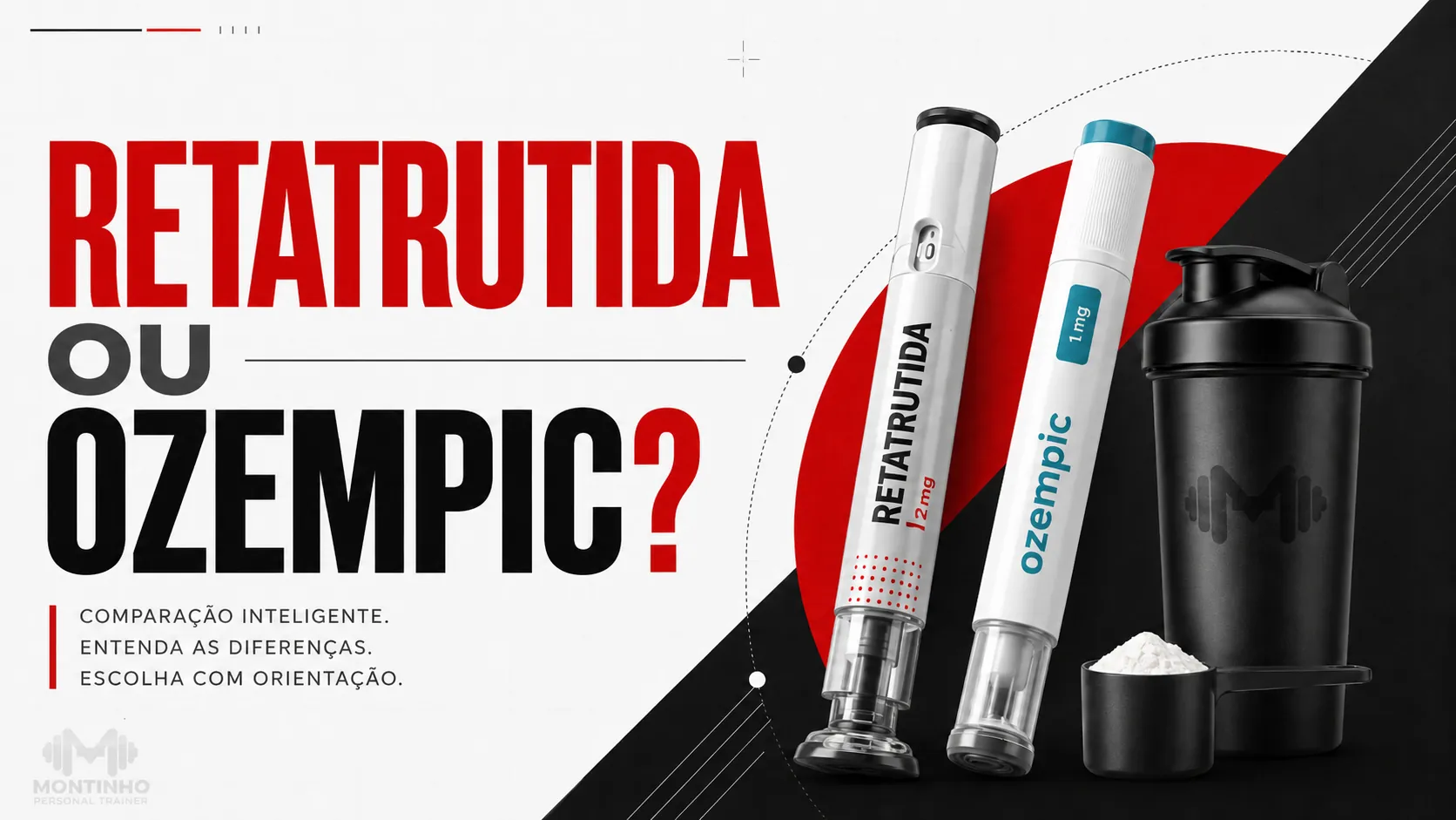 Retatrutida ou Ozempic: comparativo de mecanismos, resultados e perfil — a decisão é sempre médica