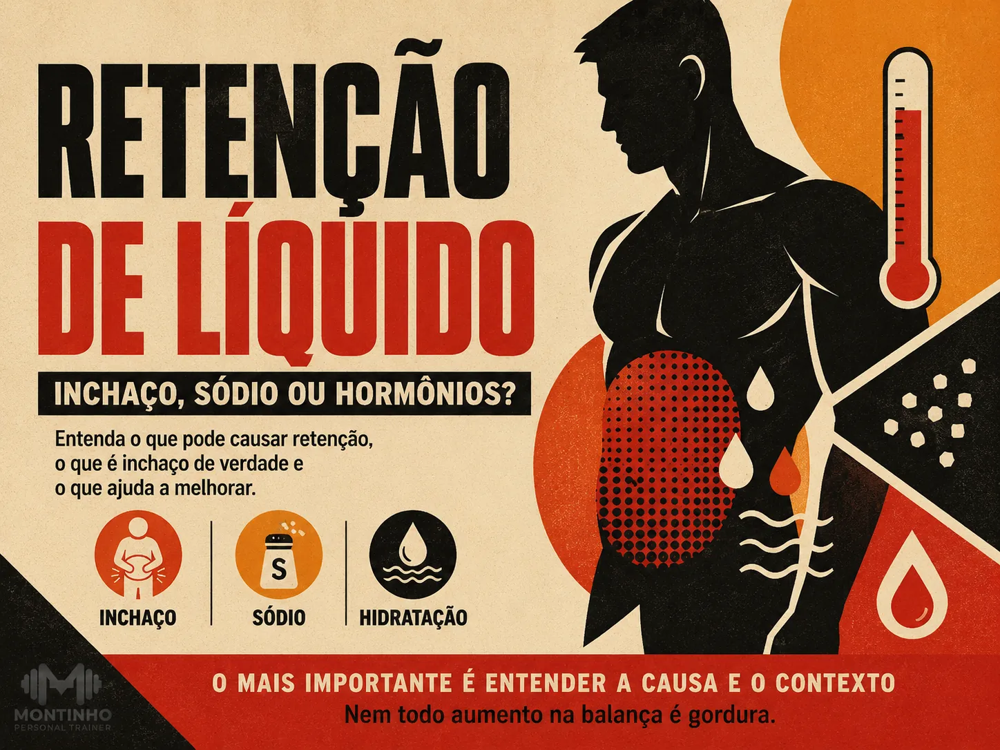 Retenção de líquido: como desinchar de verdade com hidratação, sódio equilibrado e movimento